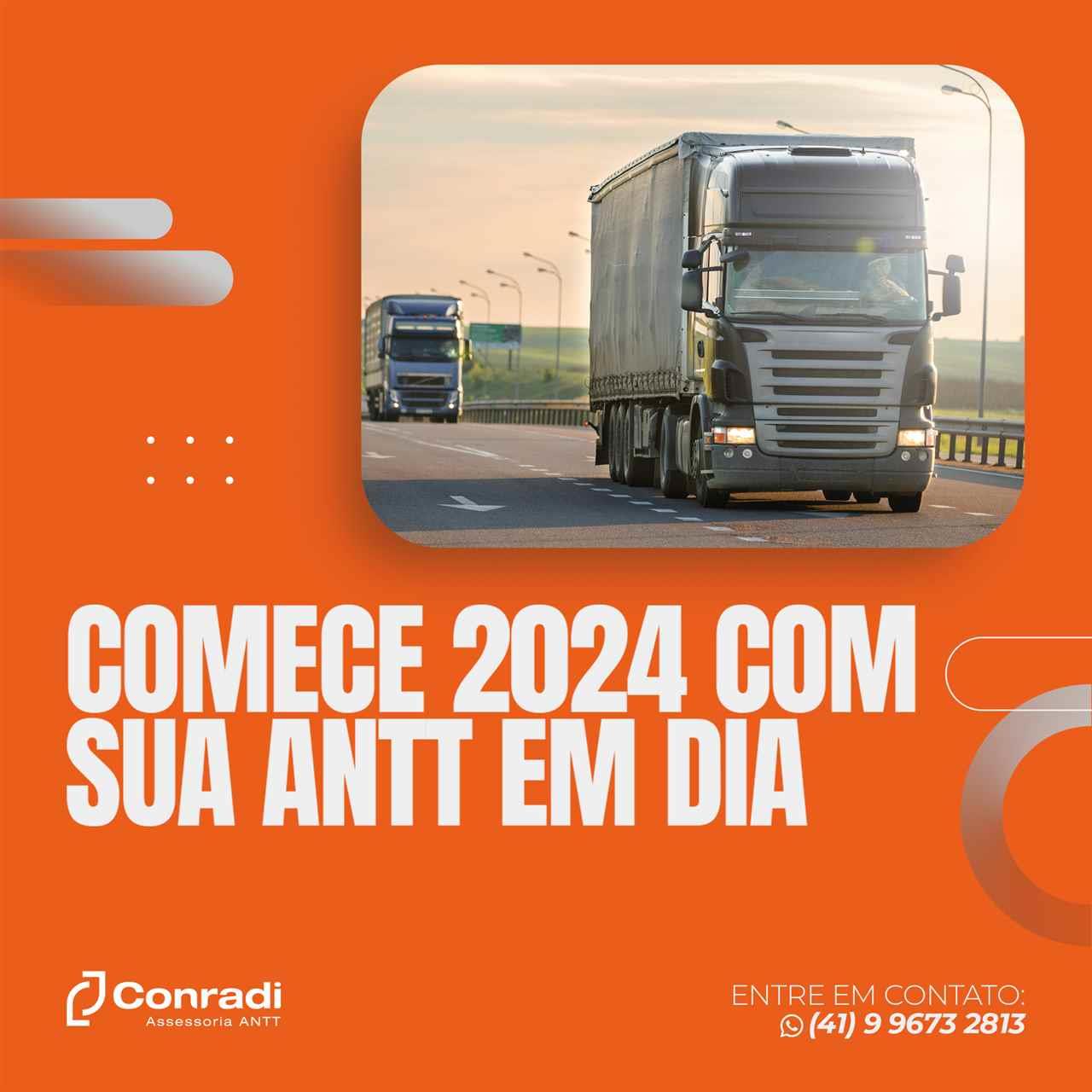 Começe 2024 com a sua ANTT em dia! - ANTT Aqui Agora